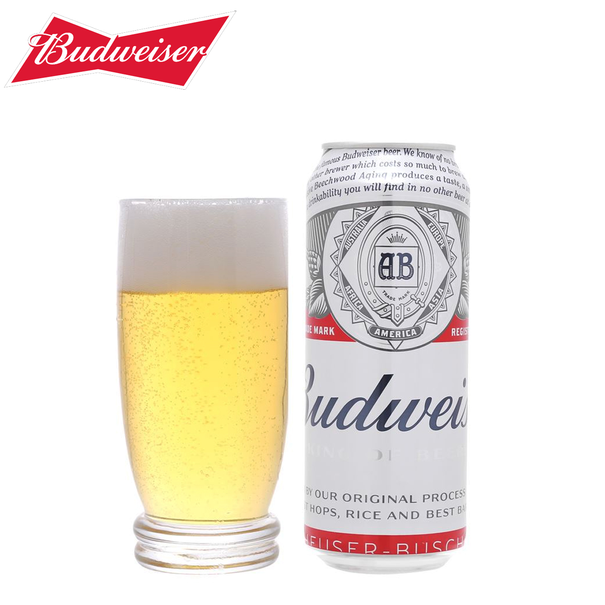 LỐC 6 LON BIA BUDWEISER 500ML