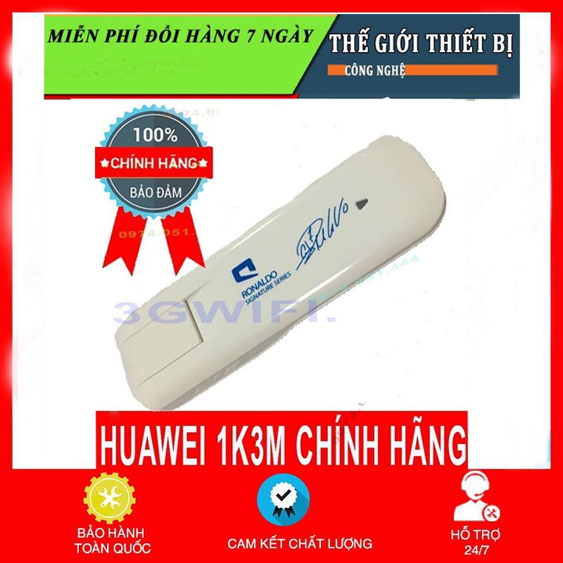 ( ƯU ĐÃI HOT ) USB Dcom 3G 4G Huawei 1K3M Hàng Chuẩn Tốc Độ 21Mbps Đổi IP CỰC NHANH
