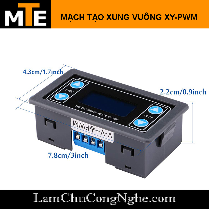 Mạch tạo xung vuông xy-pwm 1hz-150khz