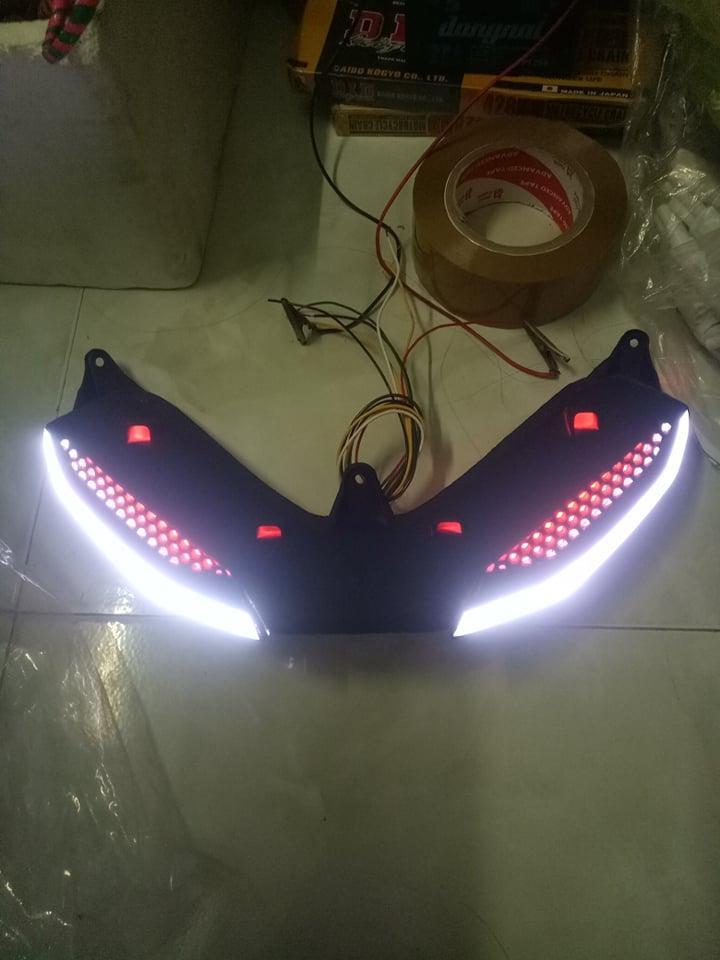 Demi lưới exciter 150 viền led nhảy màu làm hoàn chỉnh rắc cắm như zin