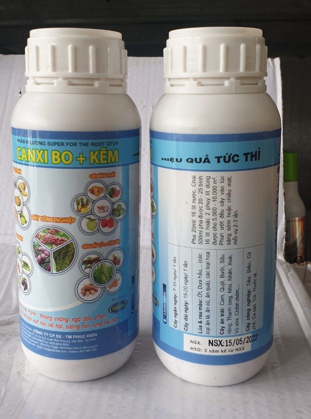 Canxi BO + KẼM - Phân vi lượng 500ml