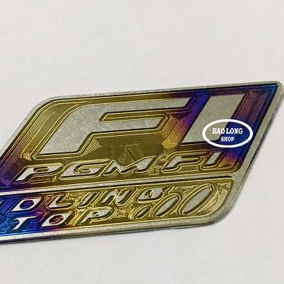 Tem Titanium 3D Chữ Fi (Titan 100%)