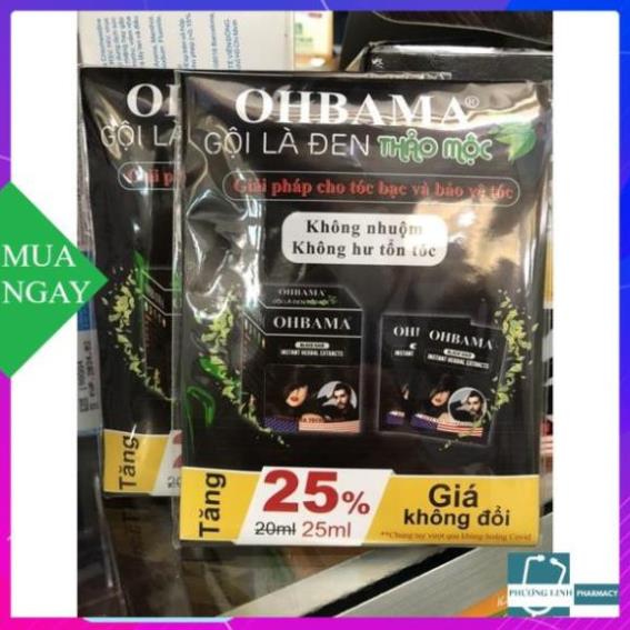 Dầu gội thảo dược OHBAMA (gội là đen)- 1 bịch