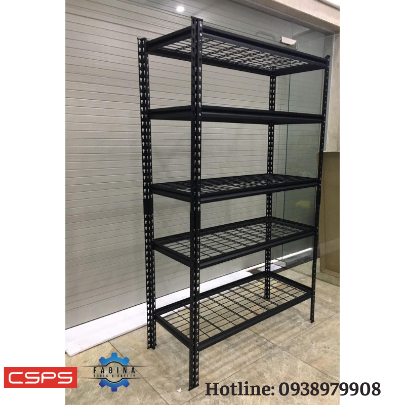 [HCM]Kệ 5 tầng tấm lưới ngang 091cm CSPS