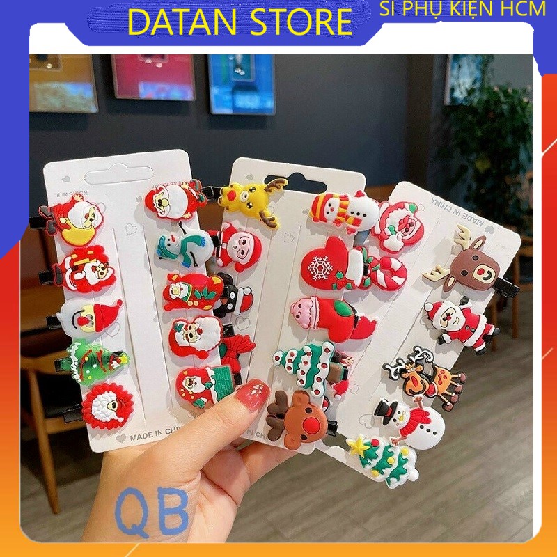 Vĩ 10 kẹp mái noel cho bé