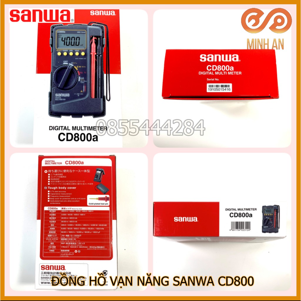 ĐồNg Hồ VạN Năng Sanwa Cd-800A