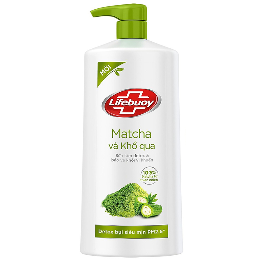 [HCM]Sữa Tắm Lifebuoy Trà Xanh Khổ Qua (850g)