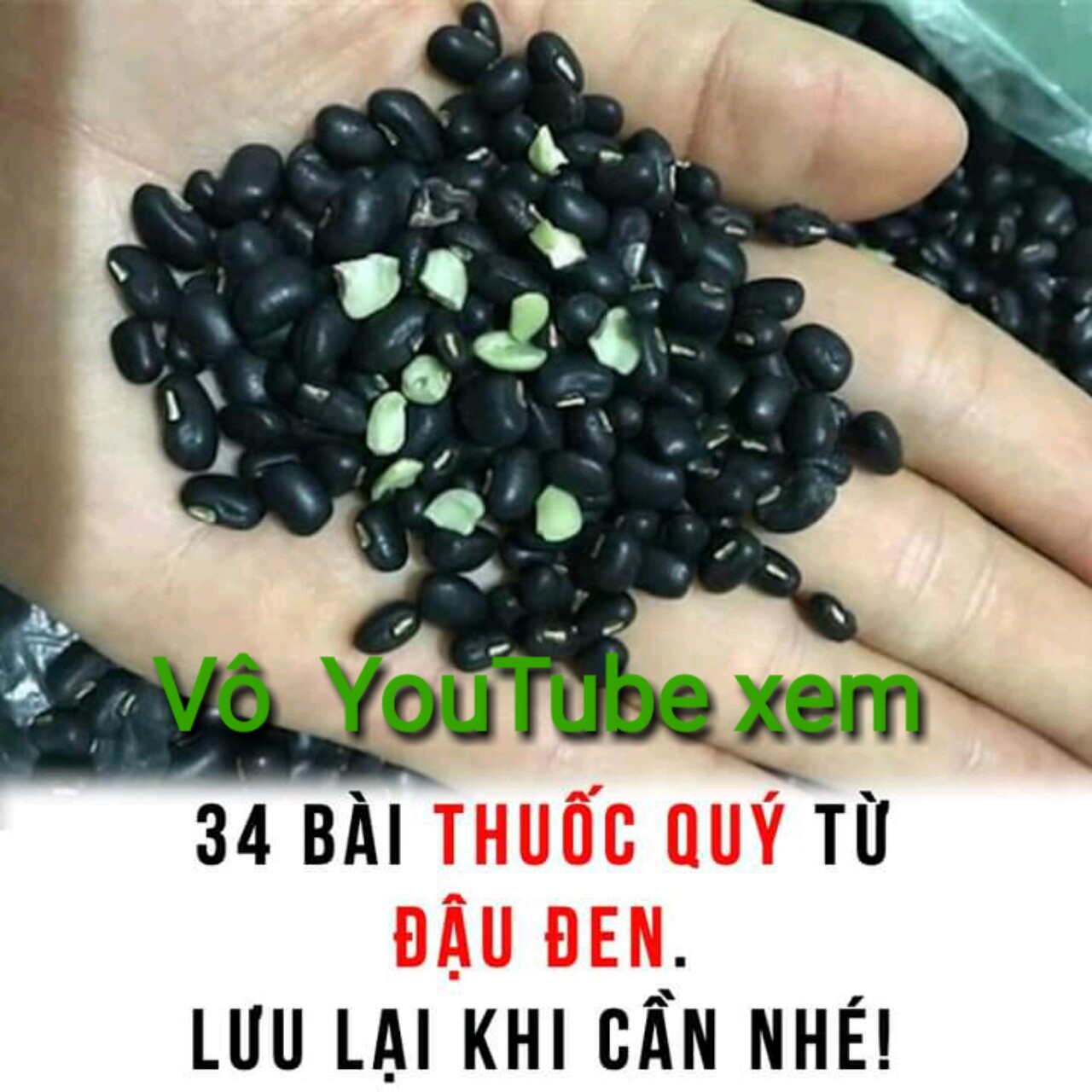 ĐẬU ĐEN LÒNG XANH (gói 500 gram)