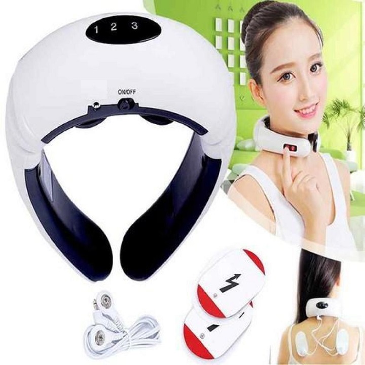 Máy Massage Cho Người Già, Mát Xa Cổ Vai Gáy 3D Thông Minh Cảm ứng Từ, Tiện Dụng,Máy Masage vai gáy chữ C, Máy Massage Cổ Vai Gáy 3D