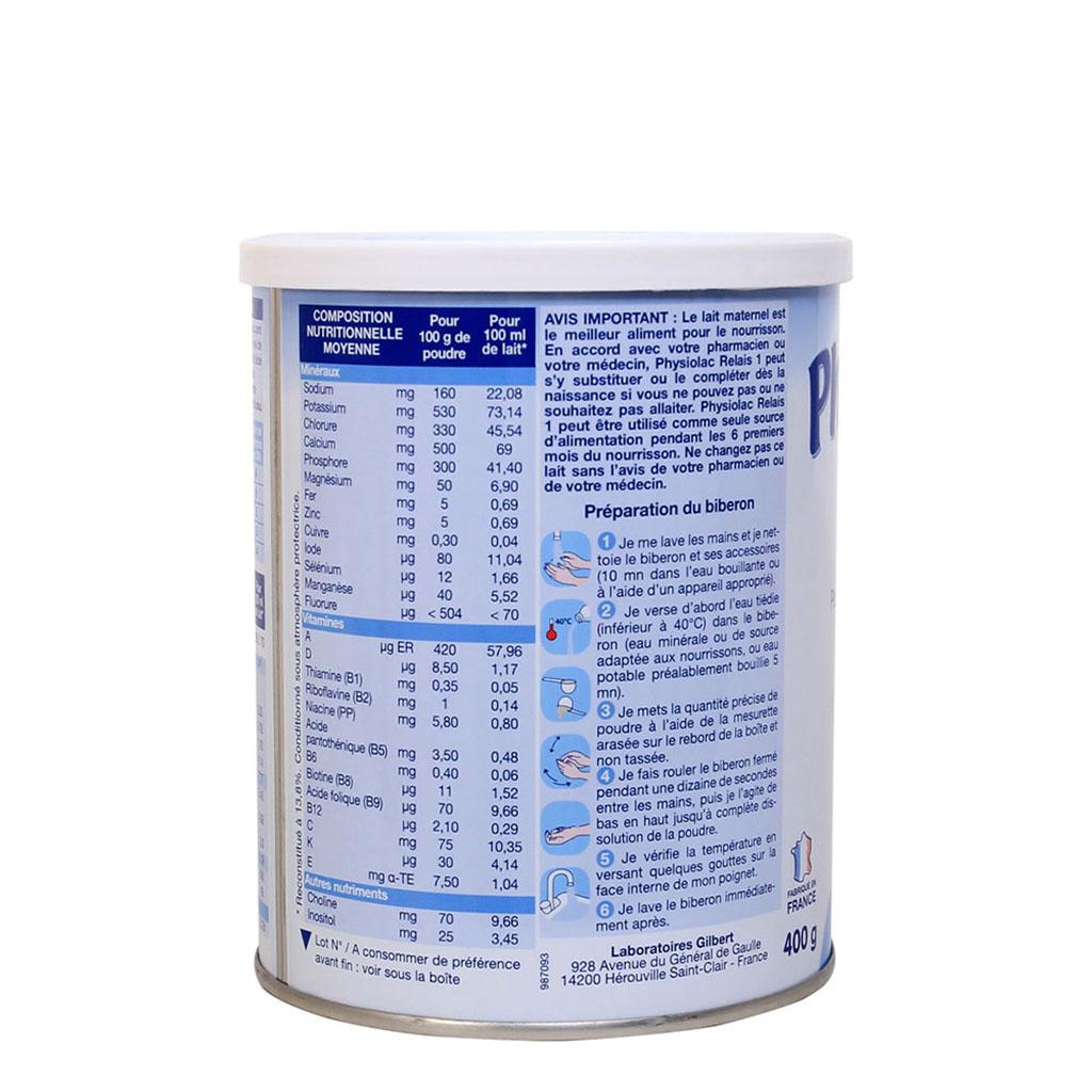 SỮA BỘT PHYSIOLAC 1 400G