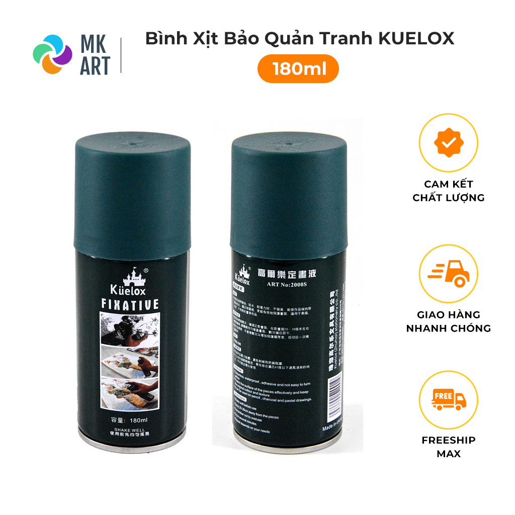 Bình xịt bảo quản tranh KUELOX [CHÍNH HÃNG]