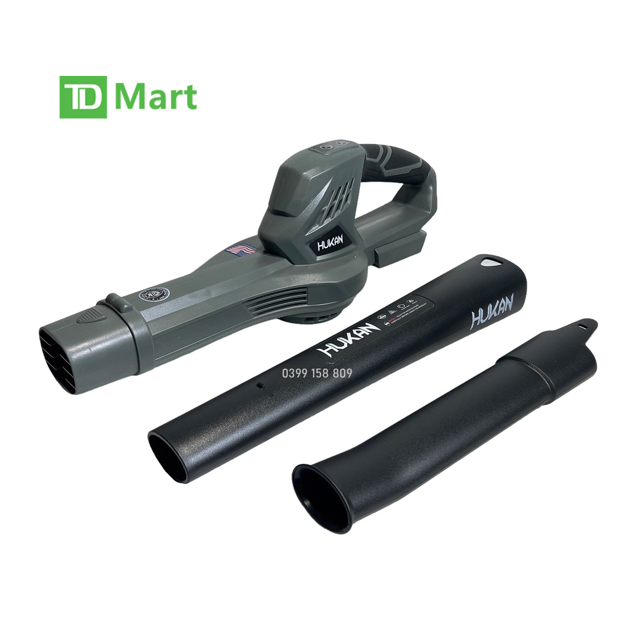 Thân máy thổi bụi thổi lá pin mini hukan hm21 - ebl1575mn tốc độ