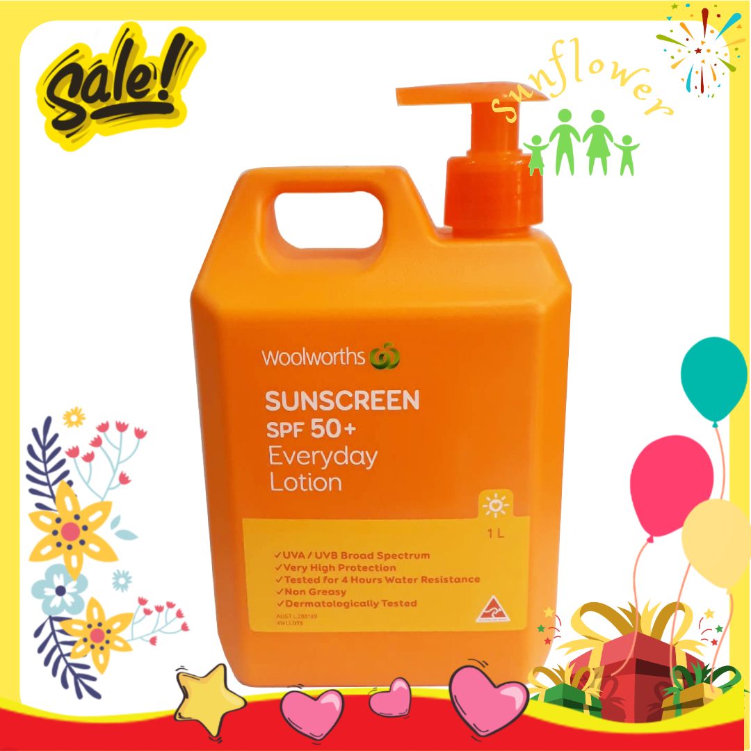 Kem chống nắng Woolworths Everyday Sunscreen SPF 50+ 1lít