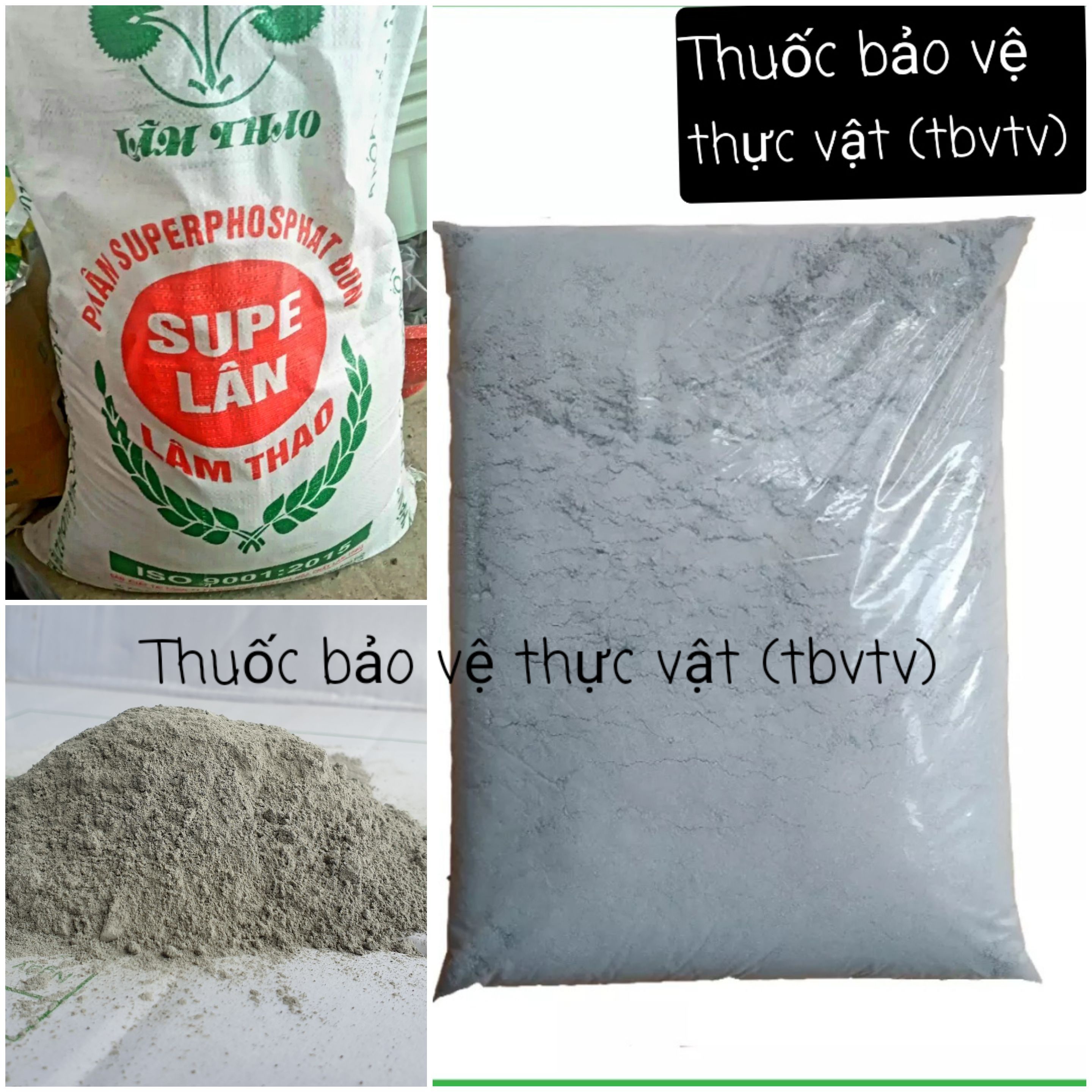 (1kg) Lân SUPER - Giúp giải độc đất, phát triển bộ rễ, giúp đất hạ phèn.. Lân SUPER Bột Lâm Thao