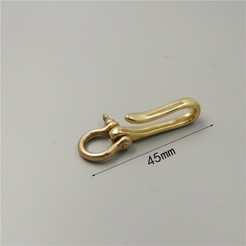 Móc khoá đồng đơn giản