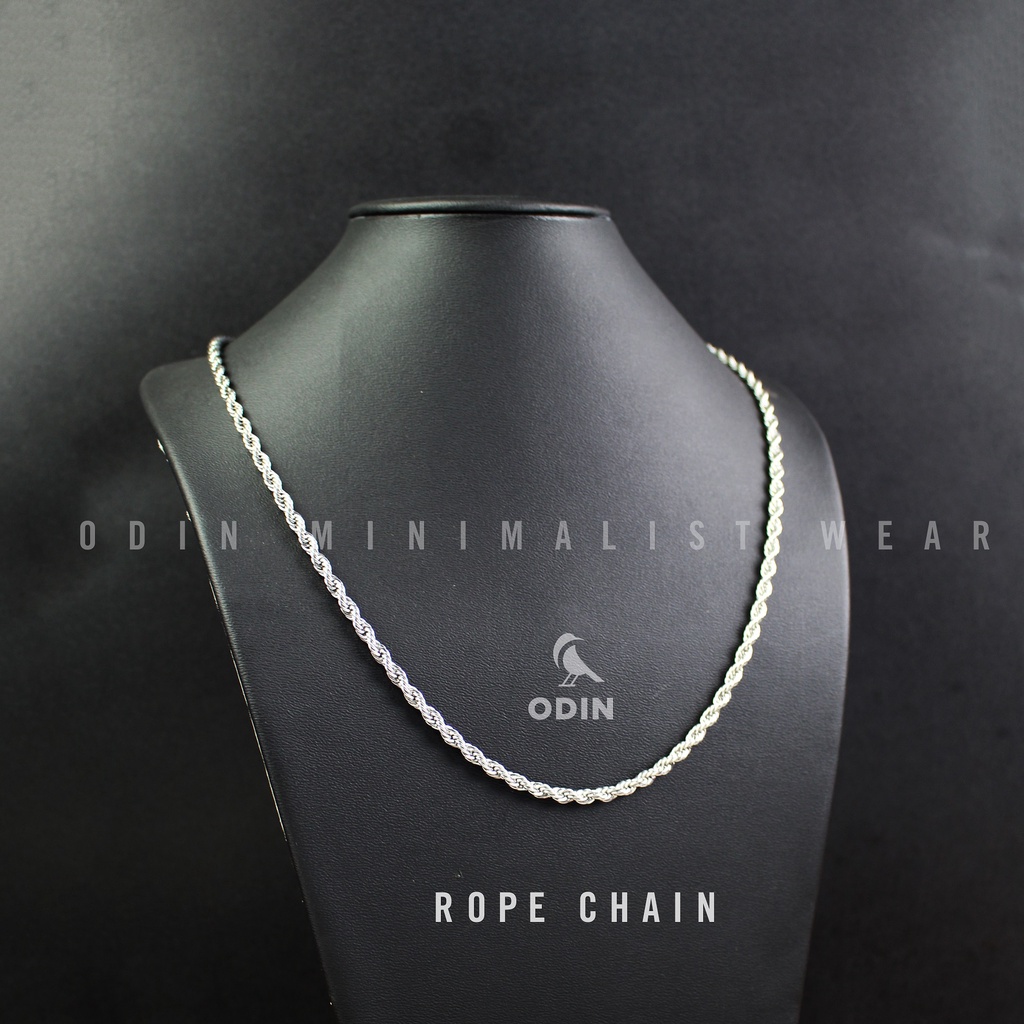 [TẶNG KÈM NHẪN] Dây chuyền lụa mảnh - Titanium Chain - TẶNG KÈM NHẪN - ODIN