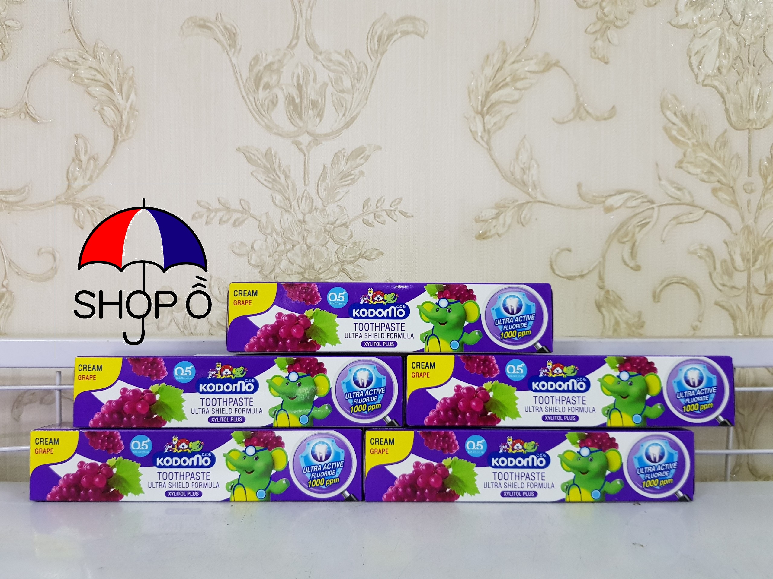 [HCM]Kem đánh răng trẻ em Kodomo 40gram Thái