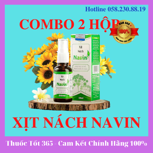 [HCM]COMBO 2 CHAI Sản phảm xịt nách Navin - 2 chai xịt Navin