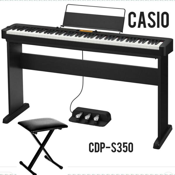 Đàn Piano điện Casio CDP-S350 + CS46 + SP34 - mang lại cảm hứng cho những nhạc sĩ ở mọi trình độ và độ tuổi, bao gồm nhiều loại Tones và Rhythms