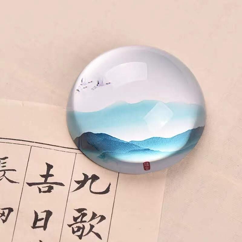 Trấn chỉ thư pháp pha lê cao cấp