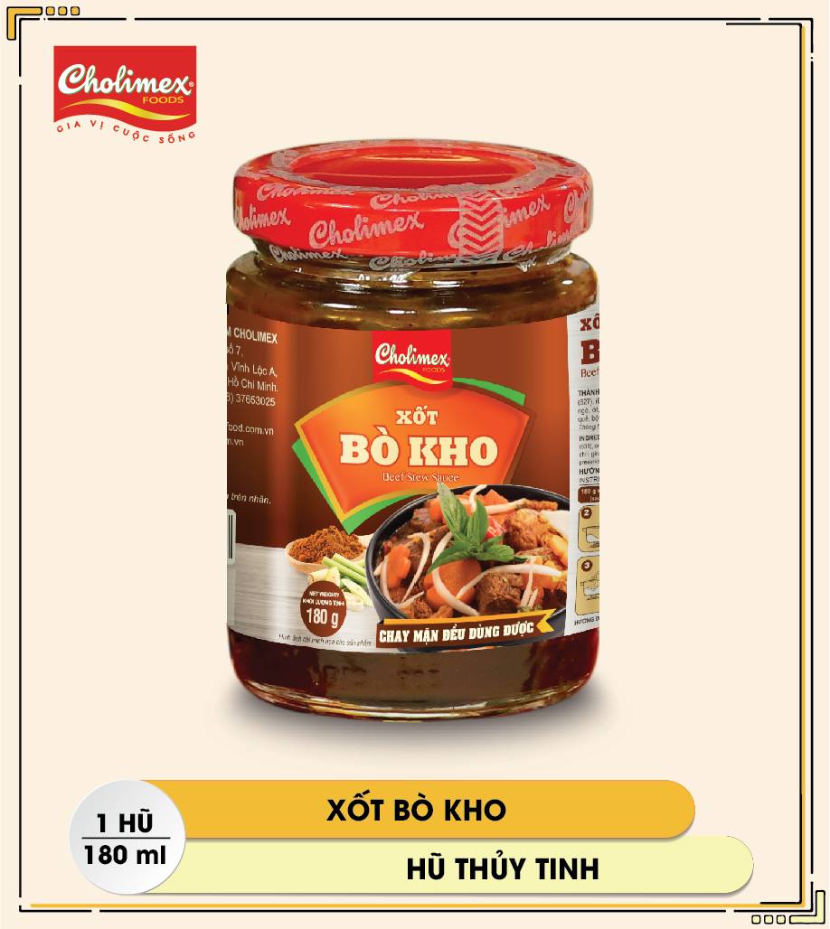 Xốt nấu bò kho Cholimex