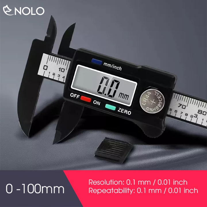 Dụng cụ đo lường thước đo thước kẹp thước cặp có đồng hồ vernier calipers model sl01 dài 100mm độ chính xác 0.1mm