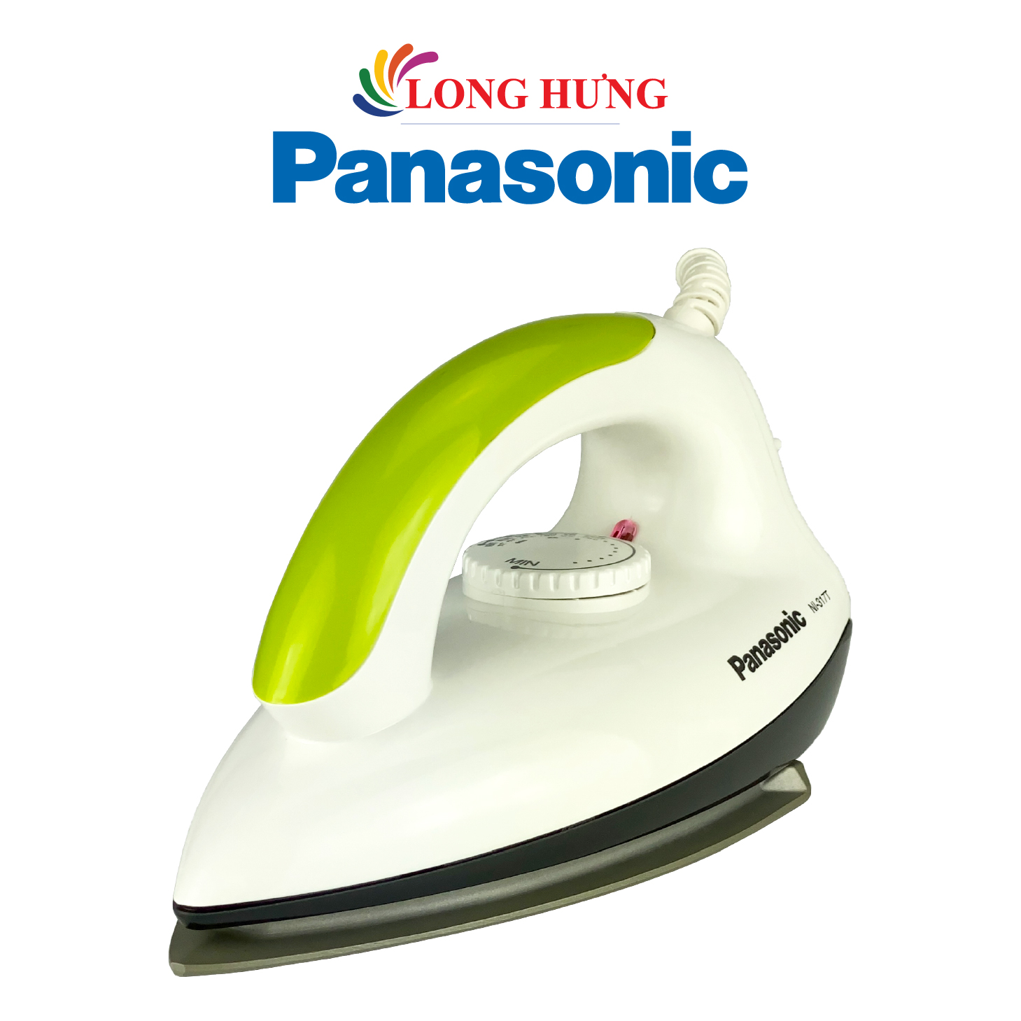 Bàn ủi khô Panasonic NI-317T - Hàng chính hãng - Thiết kế nhỏ gọn, tay cầm chắc chắn, công suất 1100W truyền nhiệt tốt ủi thẳng nhanh, núm xoay điều chỉnh nhiệt độ, tự động ngắt điện