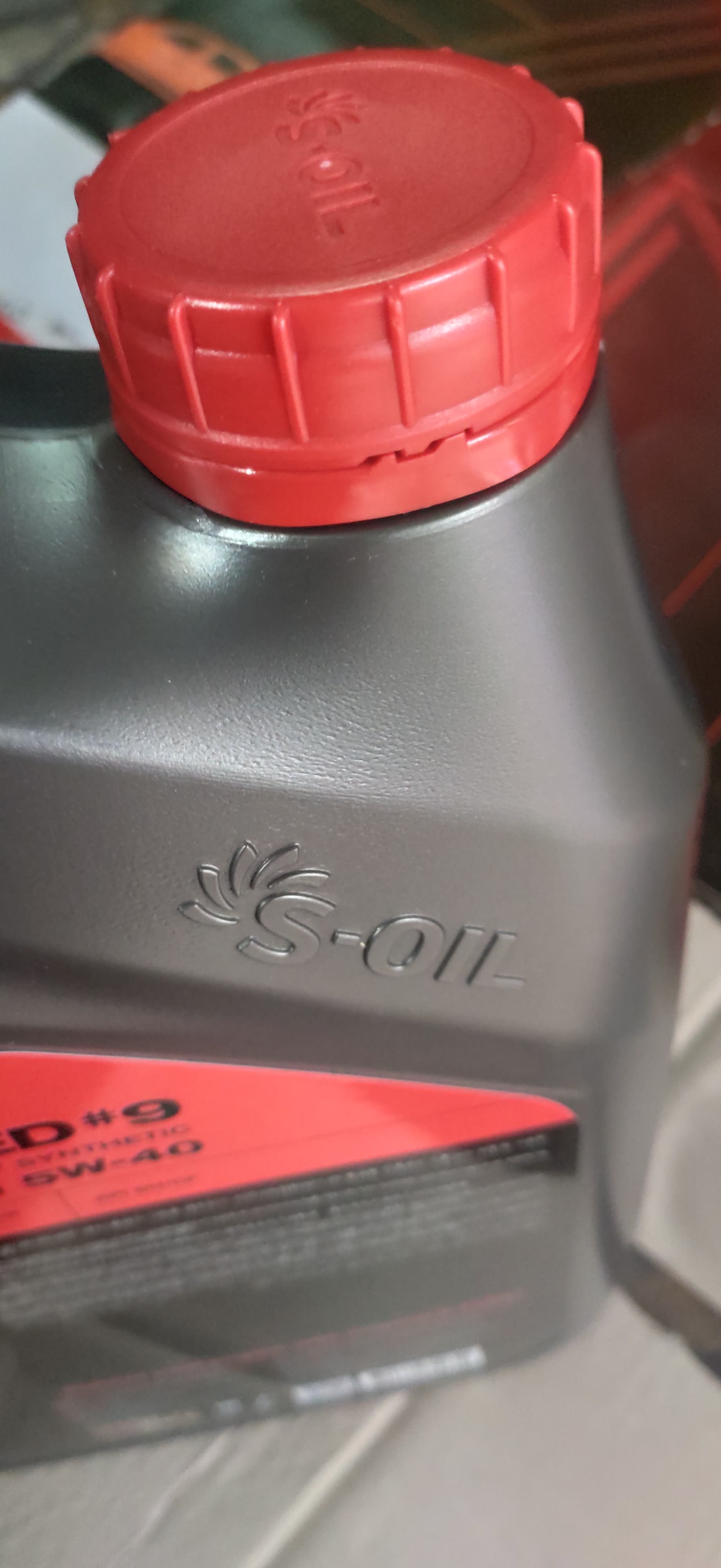DẦU NHỚT S-OIL RED #9- SP 5W40- 4L
