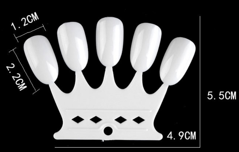 Set móng mẫu tập vẽ hình vương miện móng nail