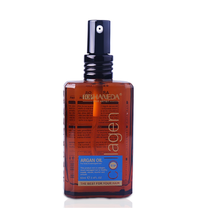 Tinh Dầu Dưỡng Tóc Khô Yếu Haneda Collagen Argan 60Ml