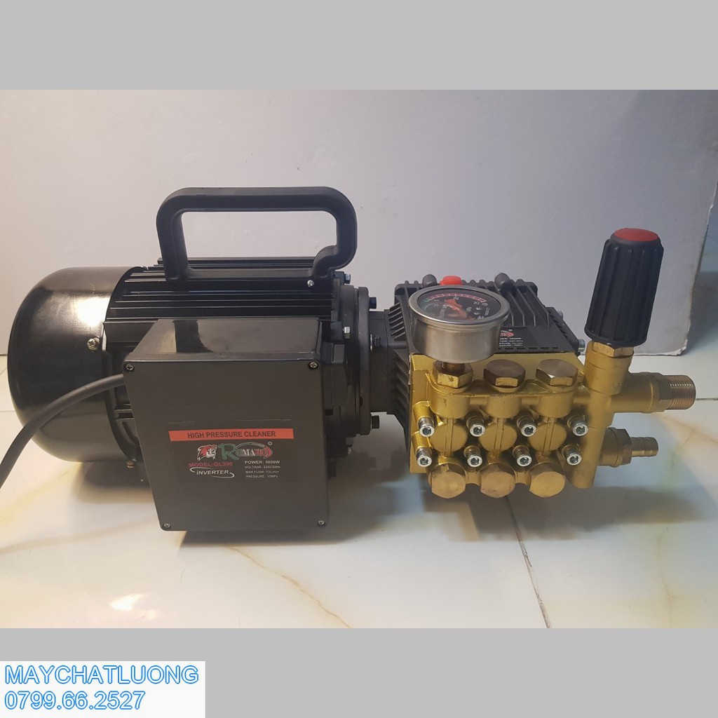 [HCM]Máy Rửa Xe Cao Áp Romano QL390- 3800W