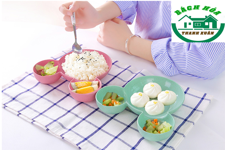 Bát lúa mạch hình chuột Mickey cho bé ăn dặm