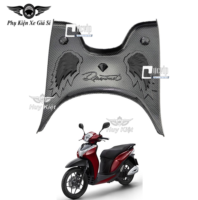 [HCM]Thảm Lót Chân Trước SH Mode 2020 Carbon MS3273