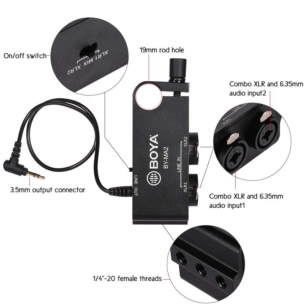 BOYA- Audio Adapter & Cable BY-MA2 (FB602)