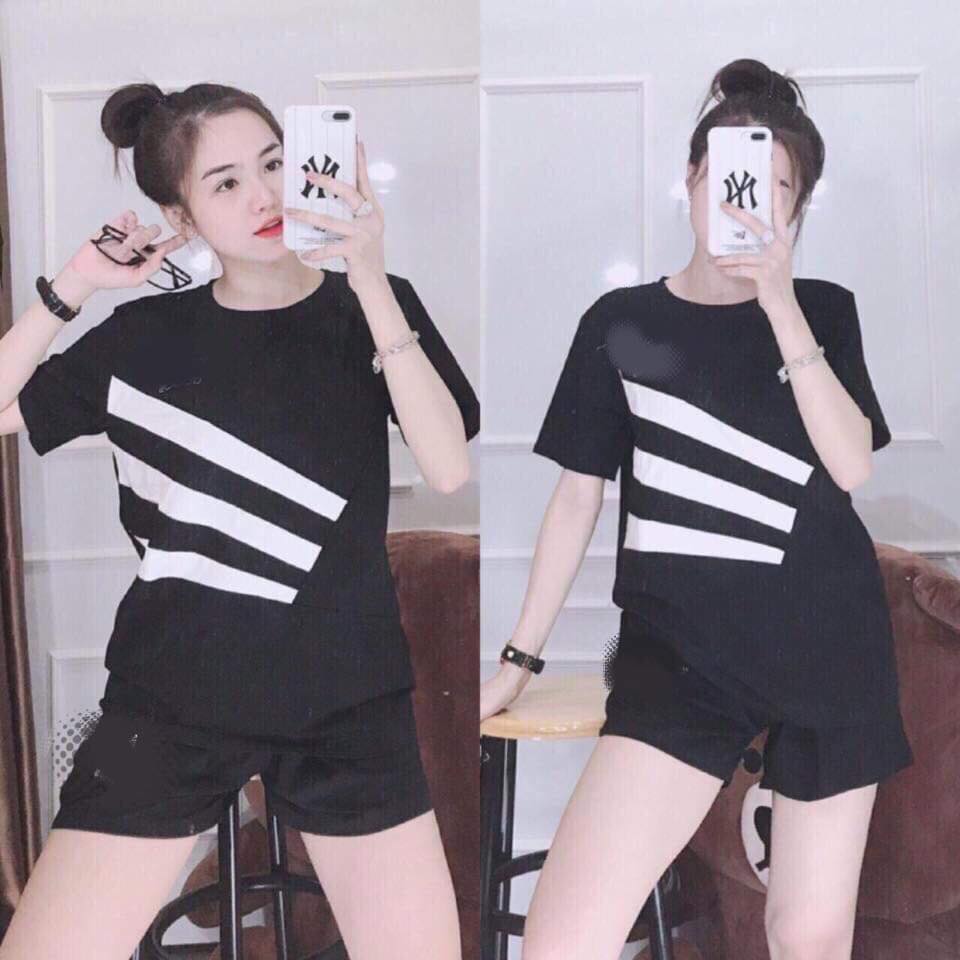 [HCM]SET BỘ ĐÙI THỜI TRANG PHỐI 3 SỌC SIÊU DỄ THƯƠNG(CÓ SIZE 3XL:70-80KG)