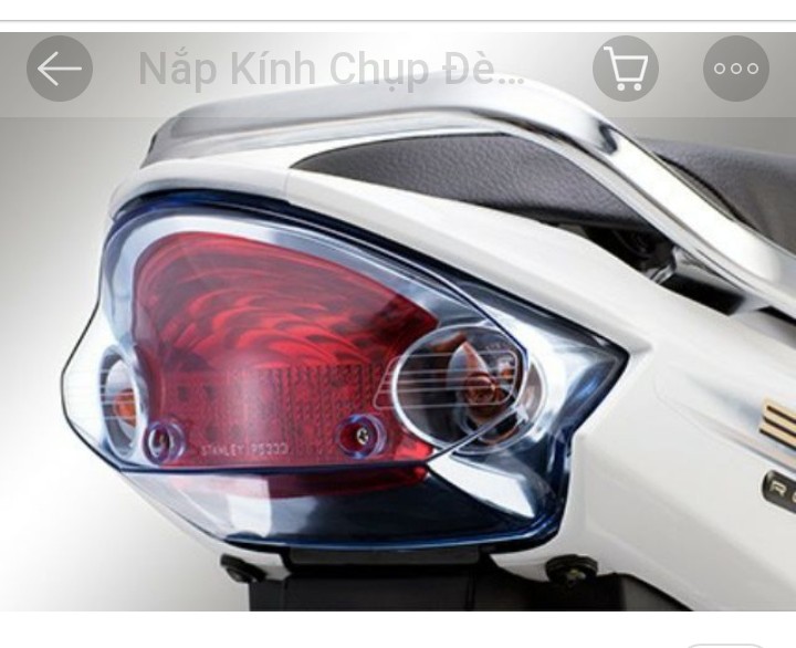 Nắp kính chụp đèn hậu sirius zin