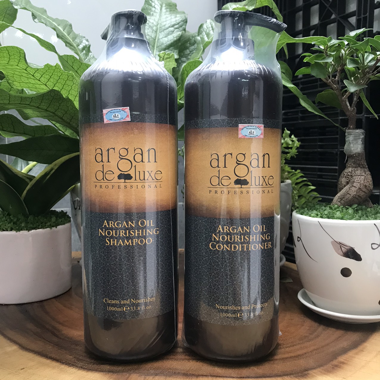 Dầu gội phục hồi tóc hư tổn Argan Deluxe Shampoo 1000ml