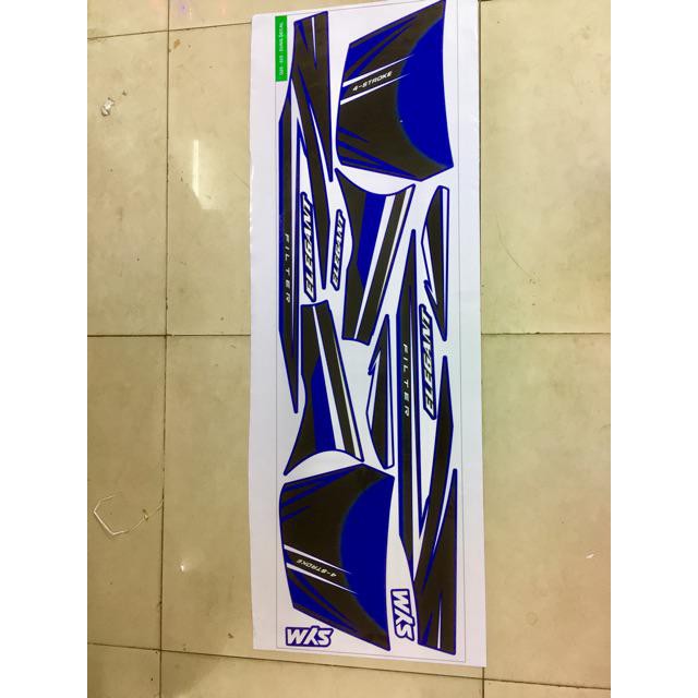 Tem Elegant Chỉ Trắng Xanh Đen Rời In Mực Cao Cấp (Bộ)