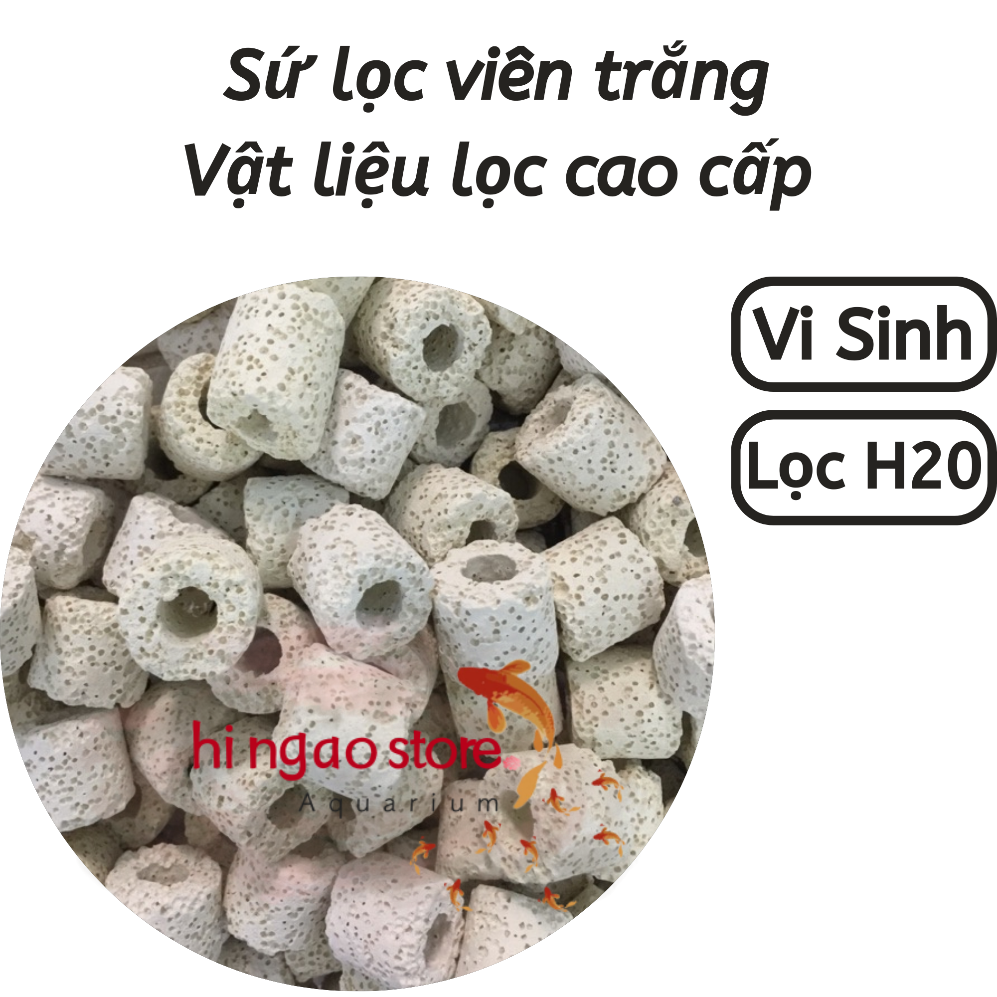 Bio-made white filter ceramic-premium filter material | husaostore.