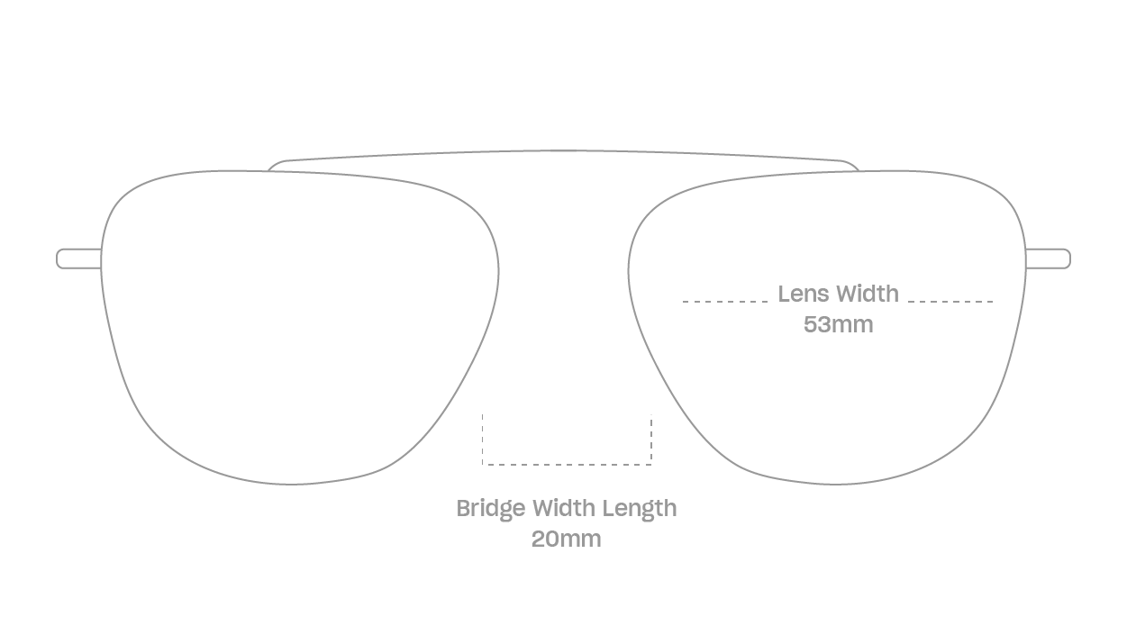 Gọng Kính Cận Sunnies Studios Phi Công Cliff White Gold
