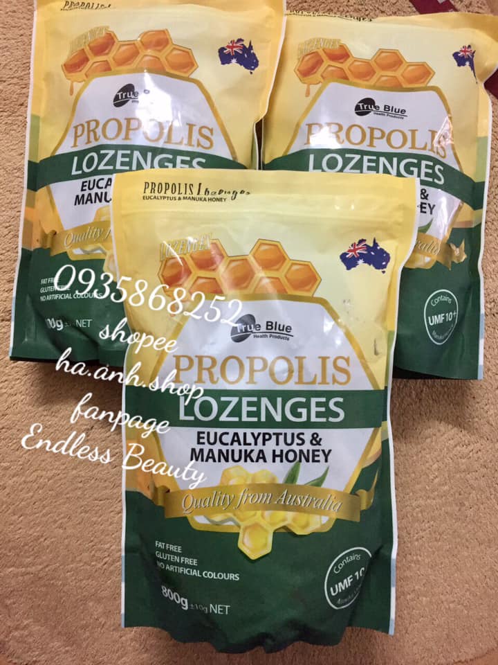 Kẹo ngậm kháng khuẩn Propolis Lozenges 800g