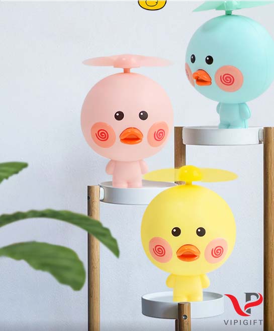 [HCM]QUẠT CẦM TAY MINI VỊT CON DỄ THƯƠNG- VIPIGIFT