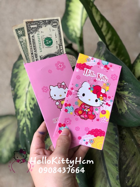[HCM]Xấp 5 Bao Lì Xì Hellokitty