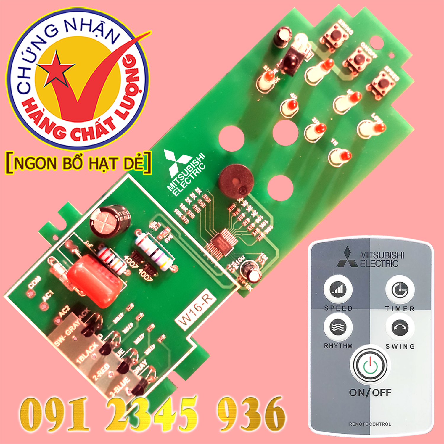 Mạch Quạt Treo MITSUBISHI cho quạt mát