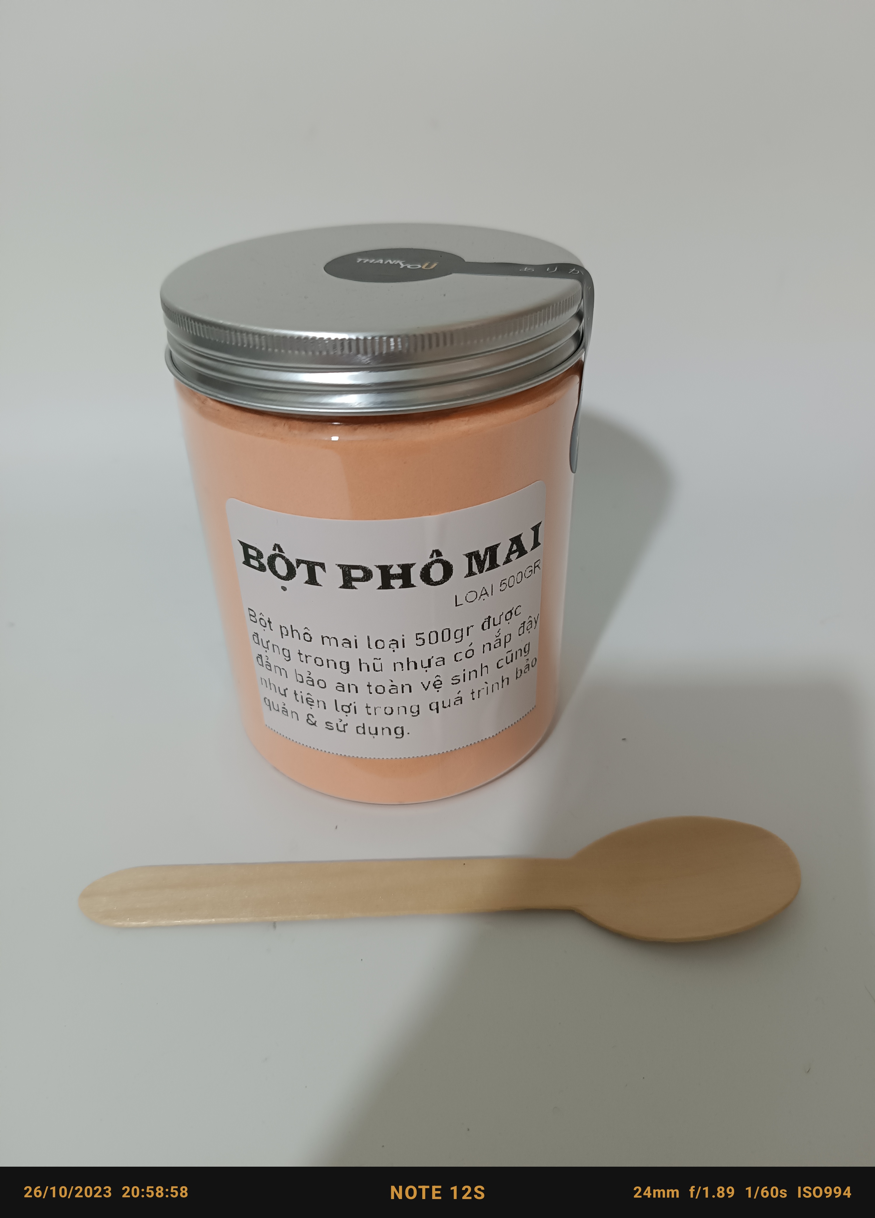 Bột phô mai Hàn Quốc loại 500gr.