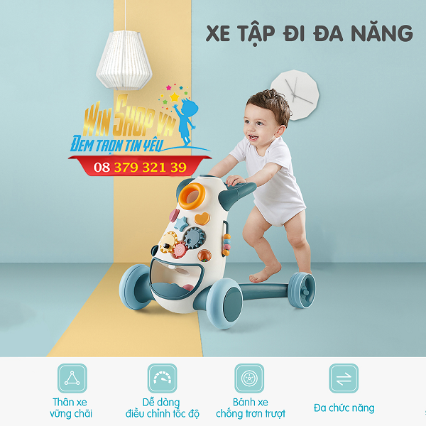 Xe tập đi Holla cho bé