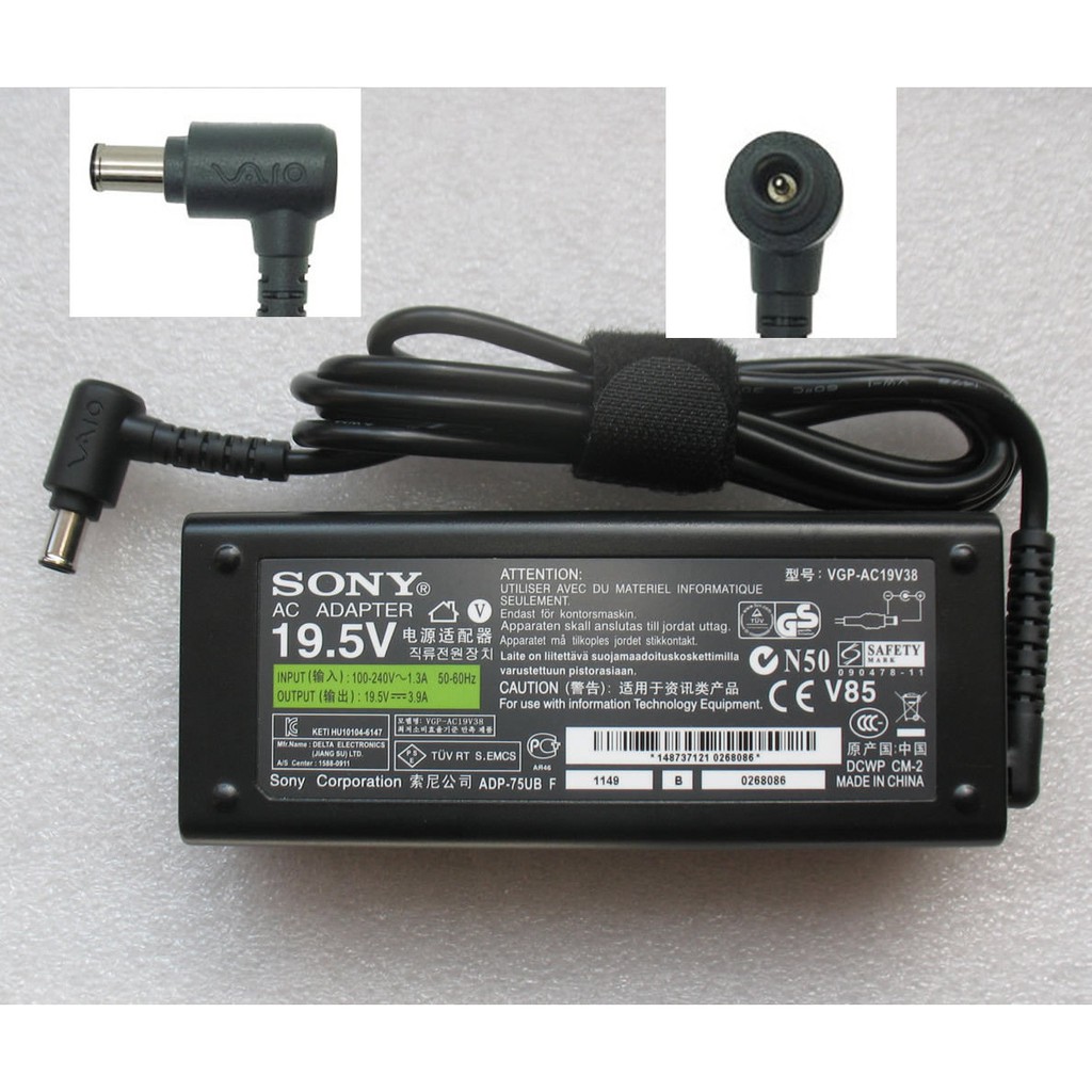 Sạc laptop SONY vaio - sạc sony vaio