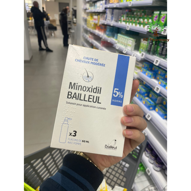 Xịt mọc tóc Minoxidil 2% và 5% Bailleu