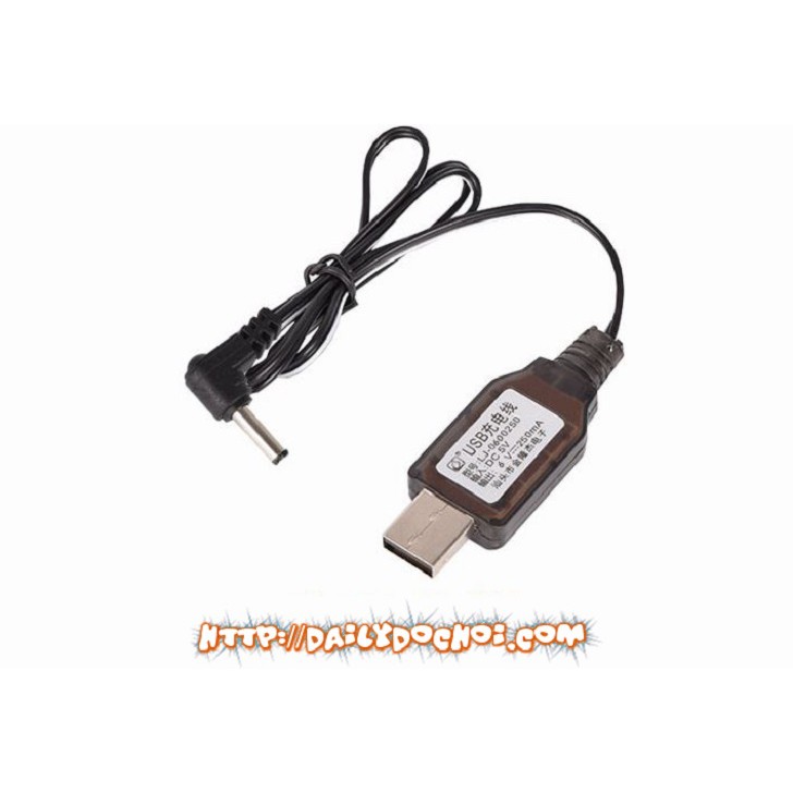 Ds12 dây cáp sạc usb 6v chân 3.5mm