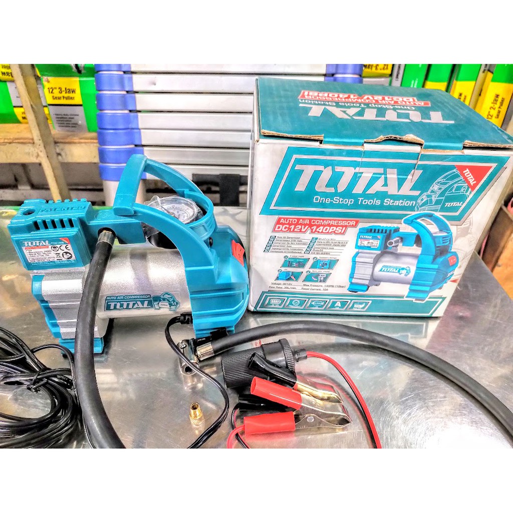 Máy bơm hơi lốp xe ô tô total 12v ttac1406